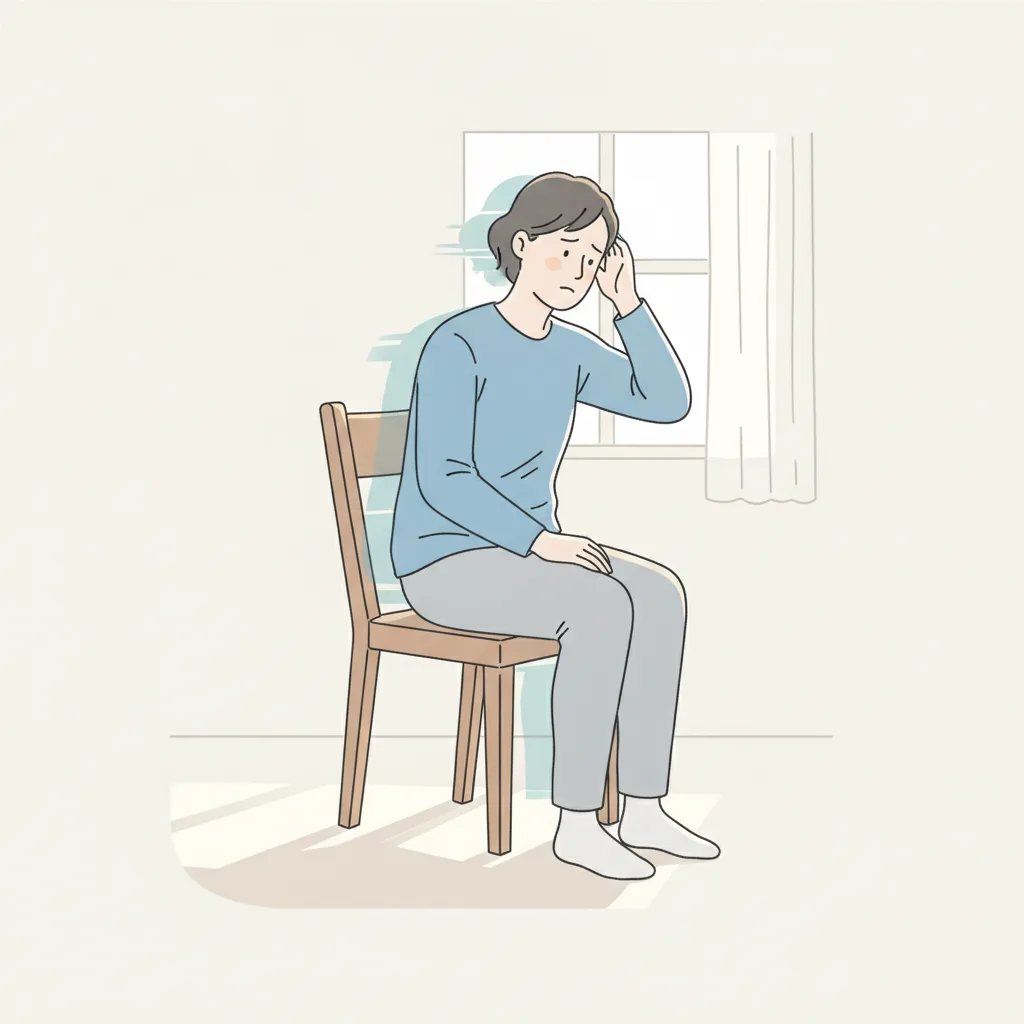 일어설 때 어지럼증을 느끼는 환자가 신경과에서 자세 변화와 지속 시간을 기반으로 감별 진단을 받는 상황<p style=